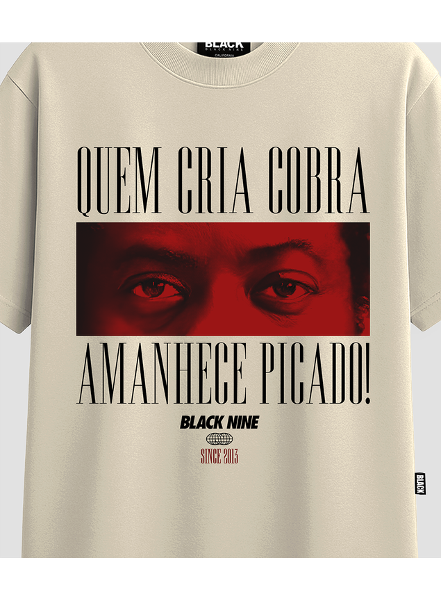 Camiseta Oficial Zé Pequeno Lobo - Off White