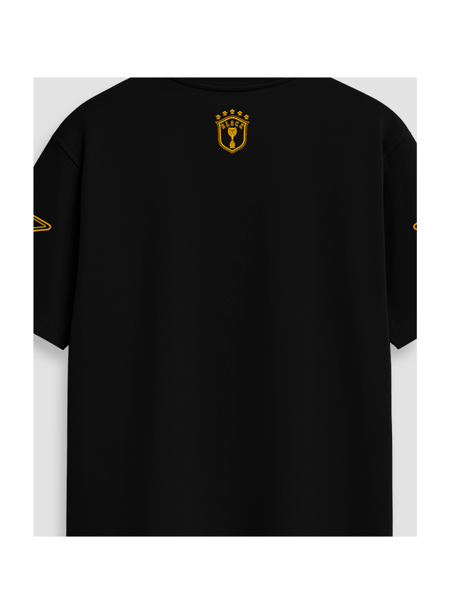Camiseta Oversized Streetwear Brasil 09 - Preta