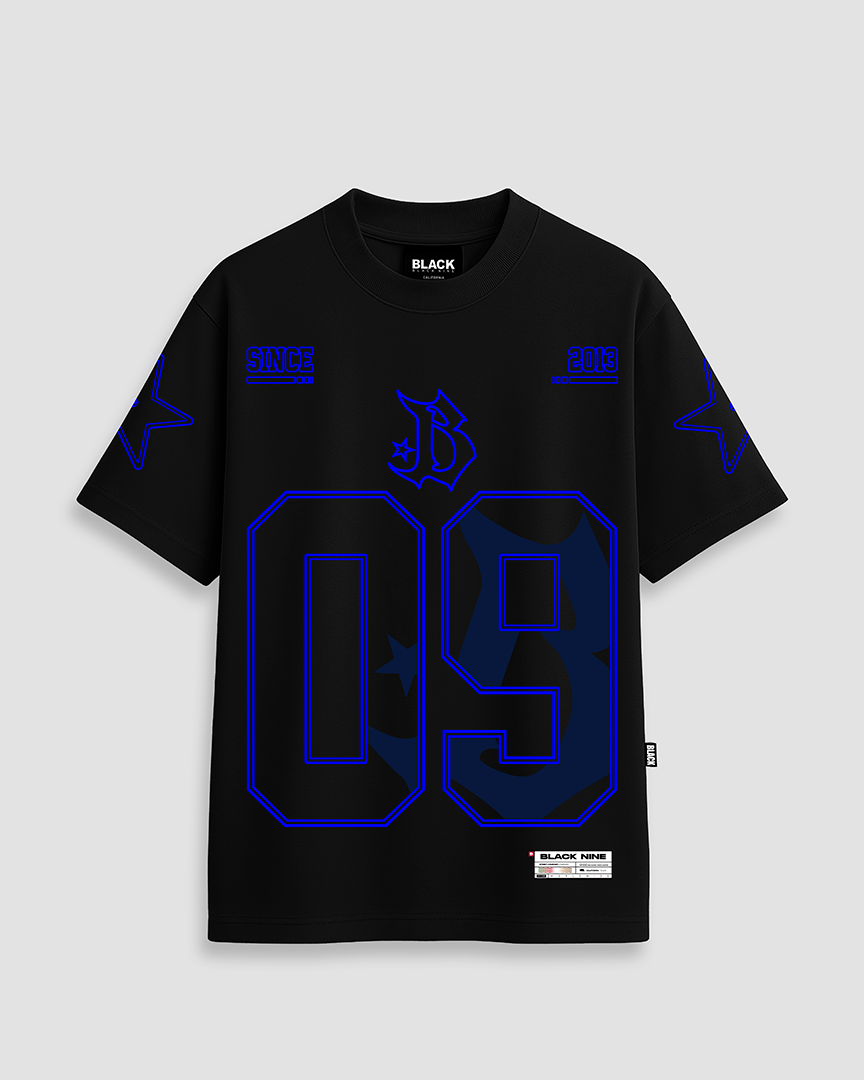 Camiseta Black Nine Number 09 - Vermelha