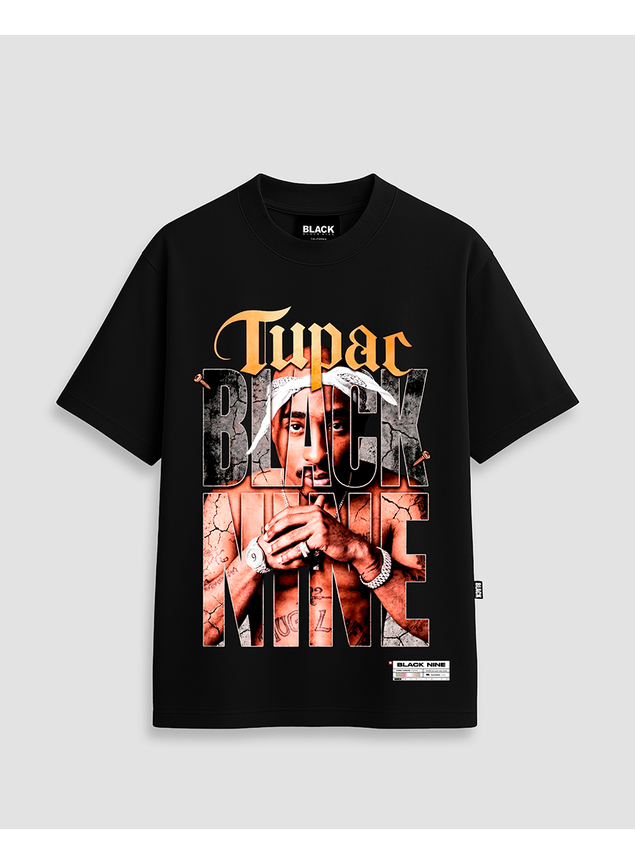 【ゆるダボ3XLサイズ】2PAC ×Tシャツ Camiseta Oversized Streetwear Tupac Shakur 2PAC - Preta