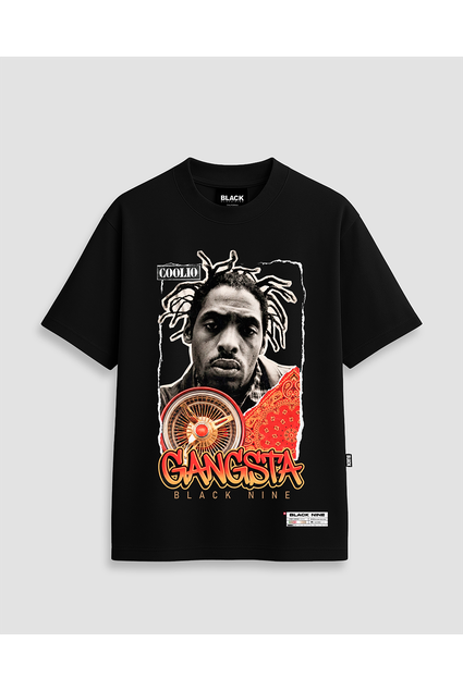 邦楽 FRONT GUERRILLA POISON GISM Camiseta Black Nine Caveira