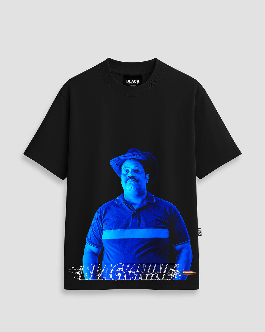 Camiseta Oficial Leandro Firmino Chapéu Azul - Preta