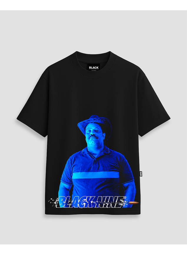 Camiseta Oficial Leandro Firmino Chapéu Azul - Preta