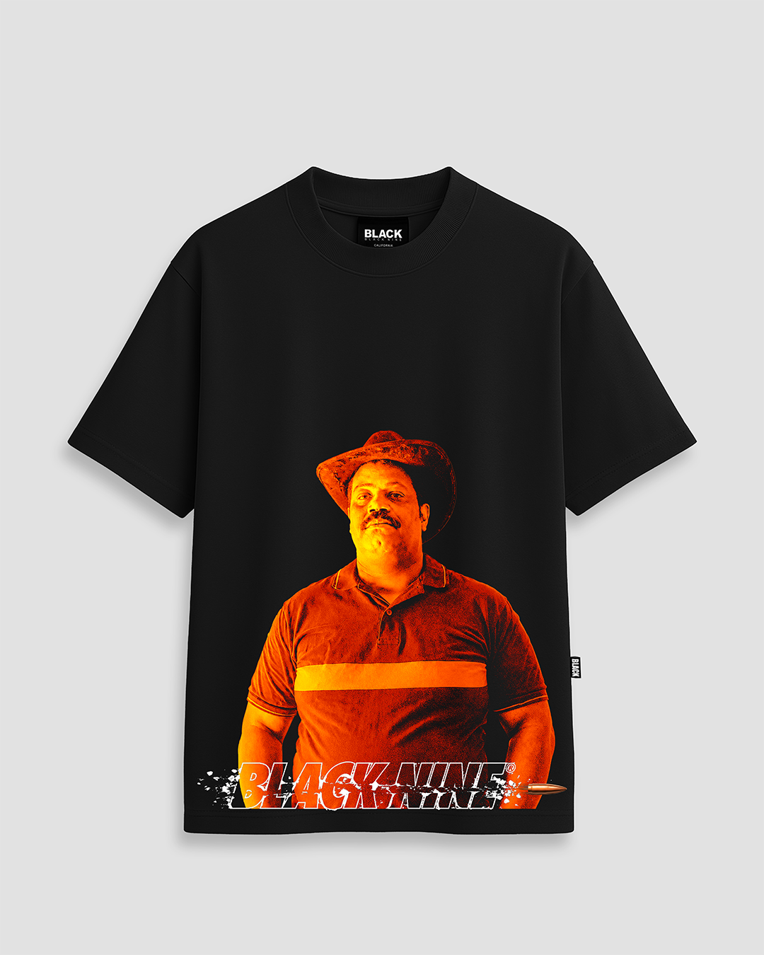 Camiseta Oficial Leandro Firmino Chapéu Azul - Preta