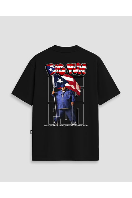 Camiseta Oversized Streetwear Big Pun - Preta