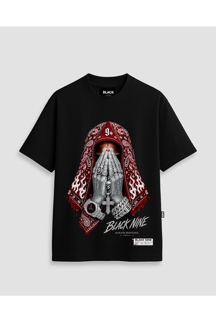 Camiseta Streetwear Kendrick Lamar 3D - Preta