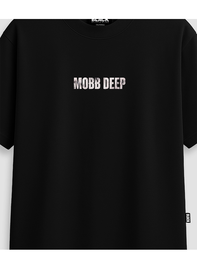 Camiseta Oversized Streetwear Mobb Deep Nyc - Preta