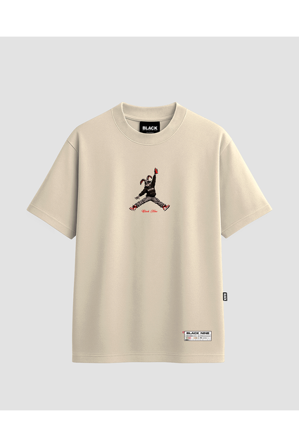 Camiseta Black Nine Dark Roxo - Branca